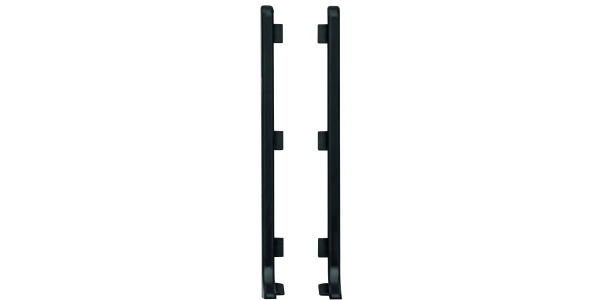 Zakończenie L+P czarne do listwy aluminium LP80 Creativa, op. 2 szt.
